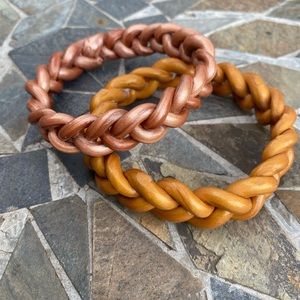 Two Handmade polymer clay bracelets